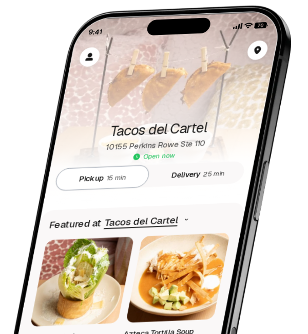 Tacos del Cartel  app preview