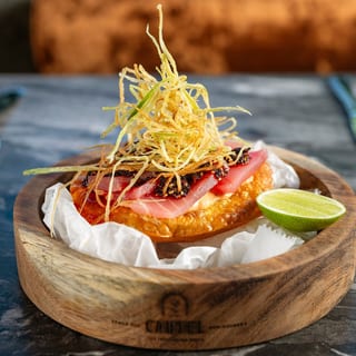 Tuna Tostada